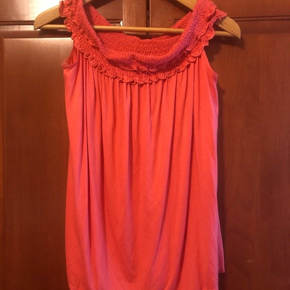 Sophie Max Tops - Sophie Max Coral Top NWT Size Xl